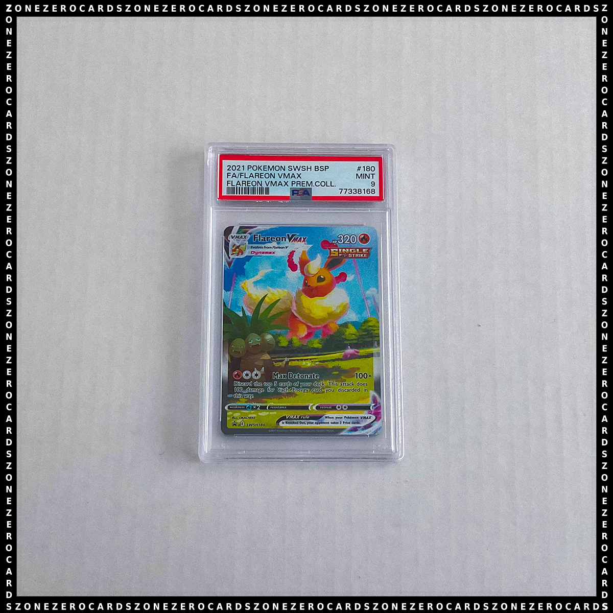 Pokemon TCG PSA 9 - Flareon VMAX SWSH180 - Sword & Shield Promo