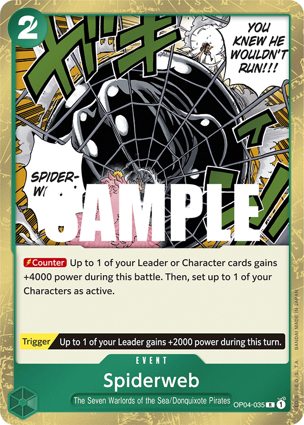 OP04-035 - Spiderweb - Rare