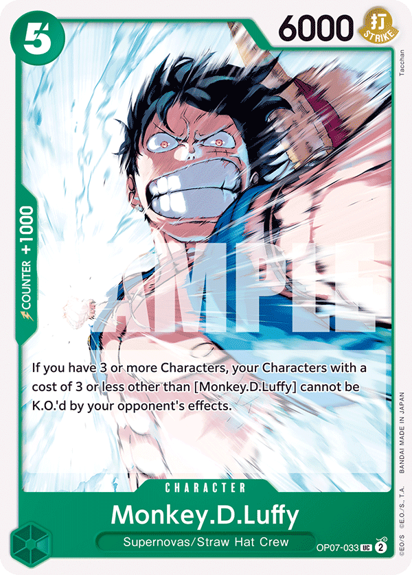 OP07-033 - Monkey D Luffy - Uncommon