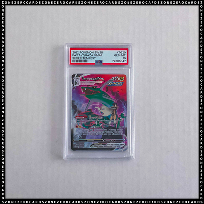 Pokemon TCG PSA 10 - Rayquaza VMAX TG20/TG30 - Silver Tempest Trainer Gallery