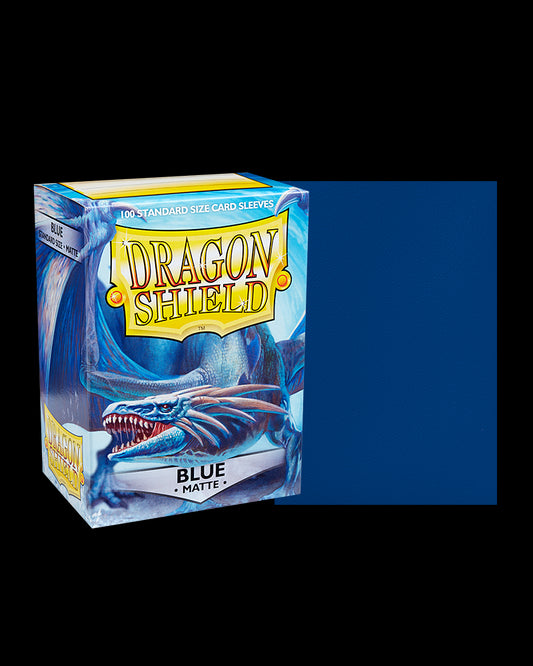 Dragon Shield - Blue MATTE Sleeves - Standard 100ct