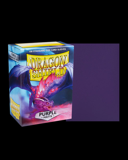 Dragon Shield - Purple MATTE Sleeves - Standard 100ct