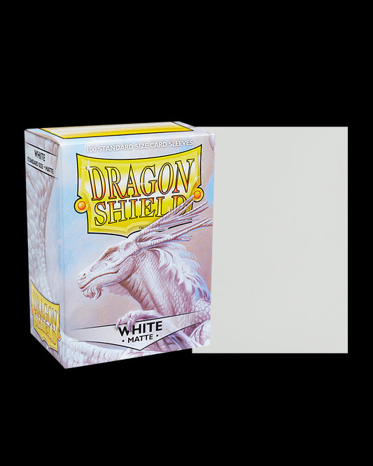 Dragon Shield - White MATTE - Standard 100ct