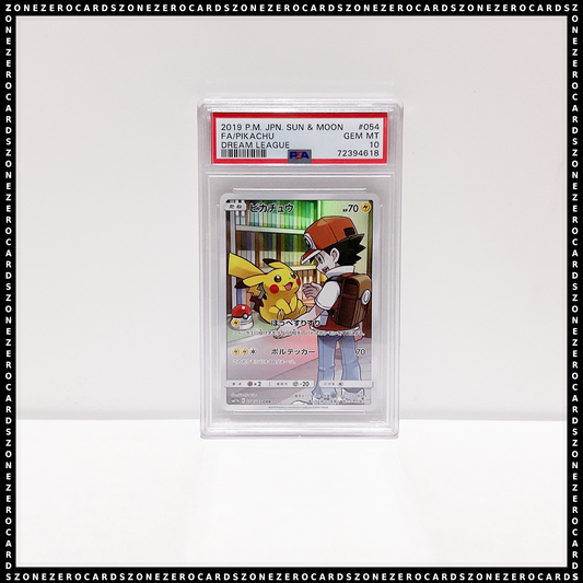 Pokemon Japanese TCG PSA 10 - Pikachu 054/049 - Dream League