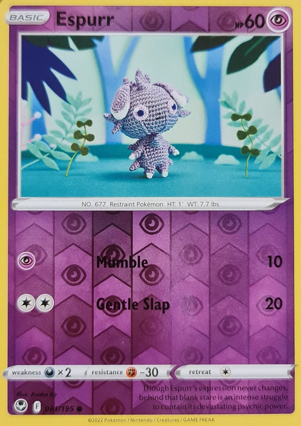 Espurr - 081/195 - Common Reverse Holo - Silver Tempest