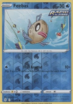 Feebas - 037/203 - Common Reverse Holo - Evolving Skies