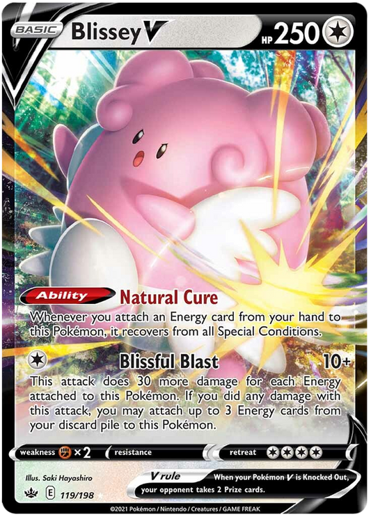 Blissey V - 119/198 - Ultra Rare - Chilling Reign