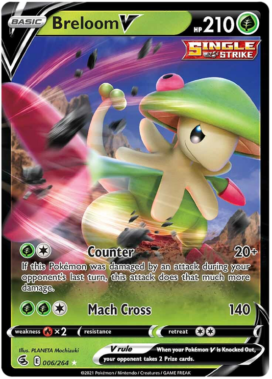 Breloom V - 006/264 - Ultra Rare - Fusion Strike