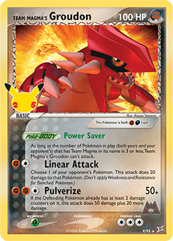 Team Magma's Groudon - 9/95 - Classic Collection - Celebrations