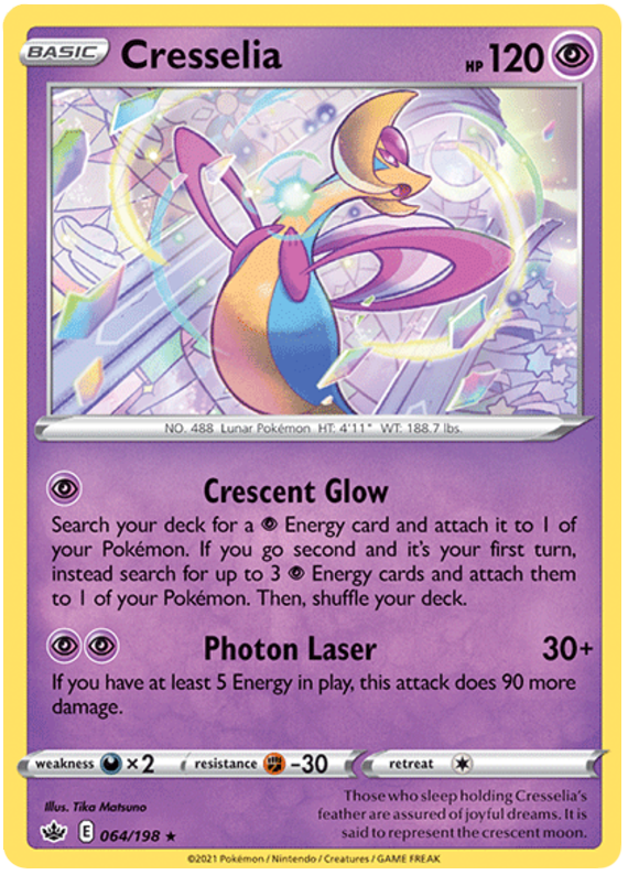 Cresselia - 064/198 - Holo Rare - Chilling Reign