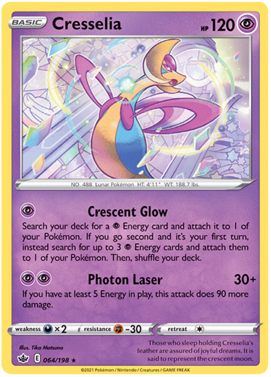 Cresselia - 064/198 - Holo Rare - Chilling Reign