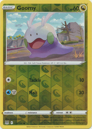 Goomy - 132/195 - Common Reverse Holo - Lost Origin