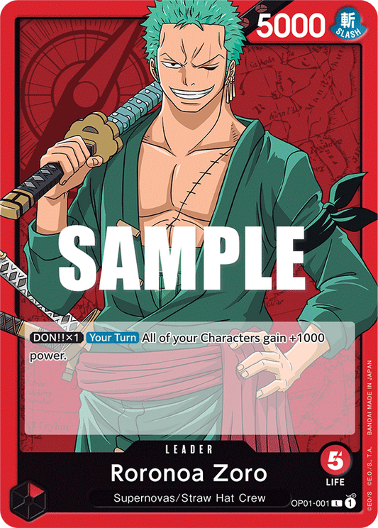 OP01-001 - Roronoa Zoro - Leader