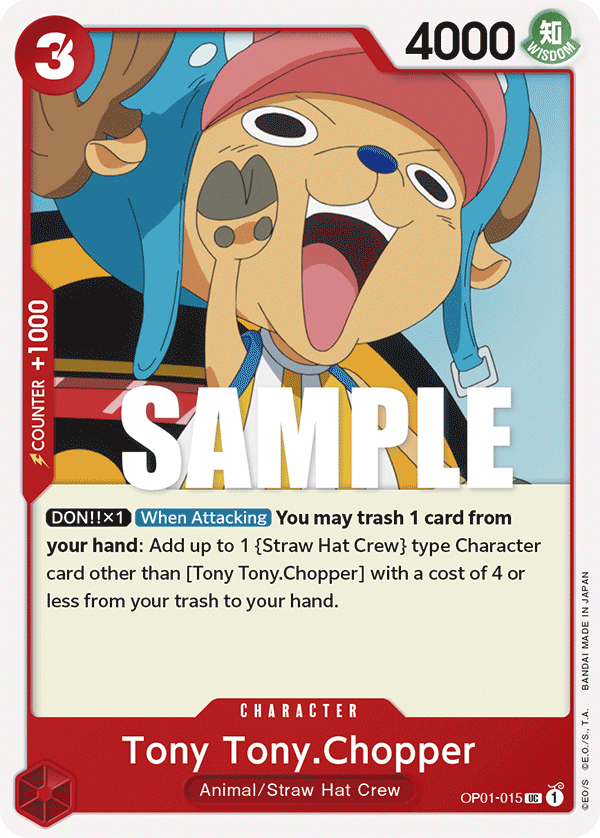 OP01-015 - Tony Tony Chopper - Uncommon