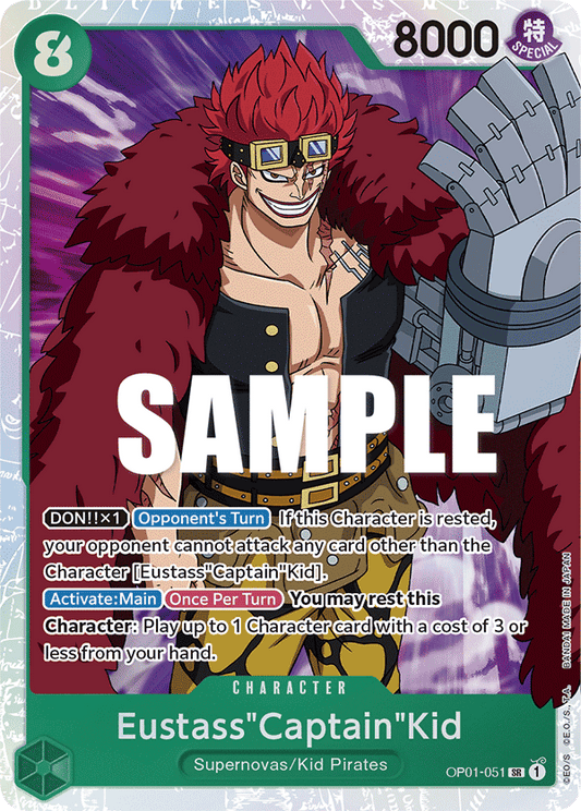 OP01-051 - Eustass "Captain" Kid - Super Rare