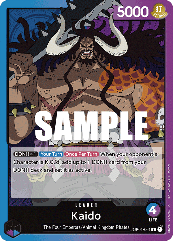 OP01-061 - Kaido - Leader