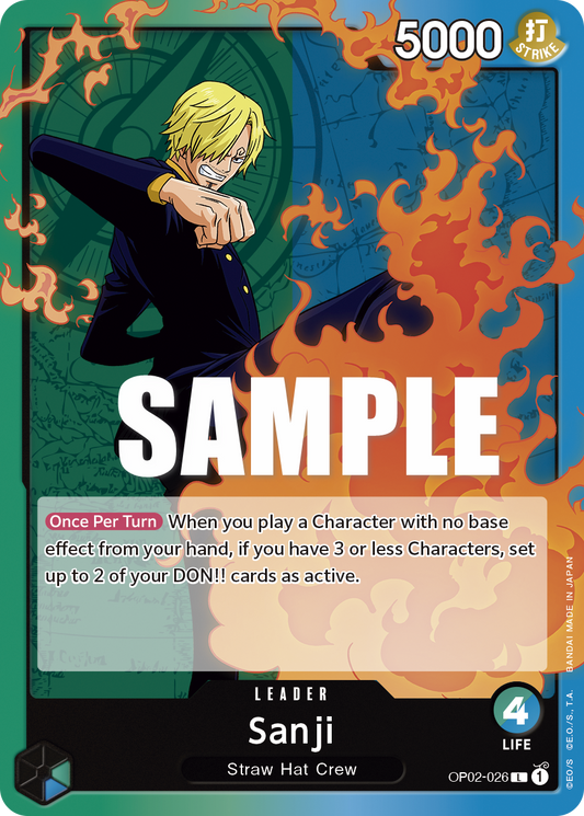 OP02-026 - Sanji - Leader