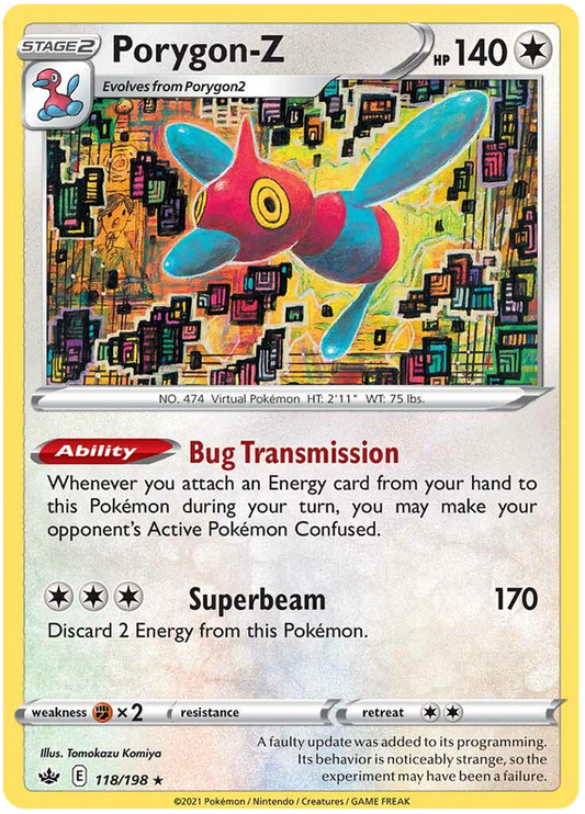 Porygon-Z - 118/198 - Holo Rare - Chilling Reign