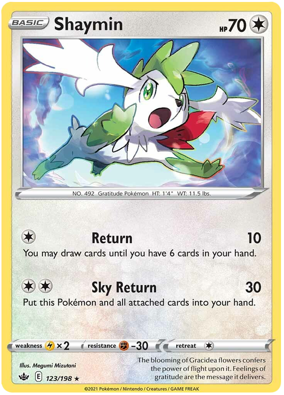 Shaymin - 123/198 - Holo Rare - Chilling Reign