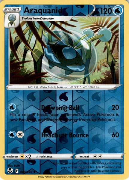 Araquanid - 048/195 - Uncommon Reverse Holo - Silver Tempest