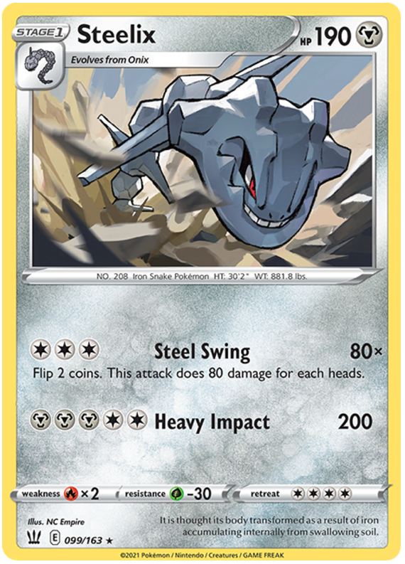 Steelix - 099/163 - Holo Rare - Battle Styles