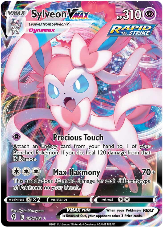 Sylveon VMAX - 075/203 - Ultra Rare - Evolving Skies