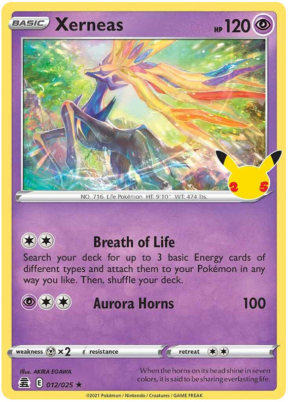 Xerneas - 012/025 - Holo Rare - Celebrations