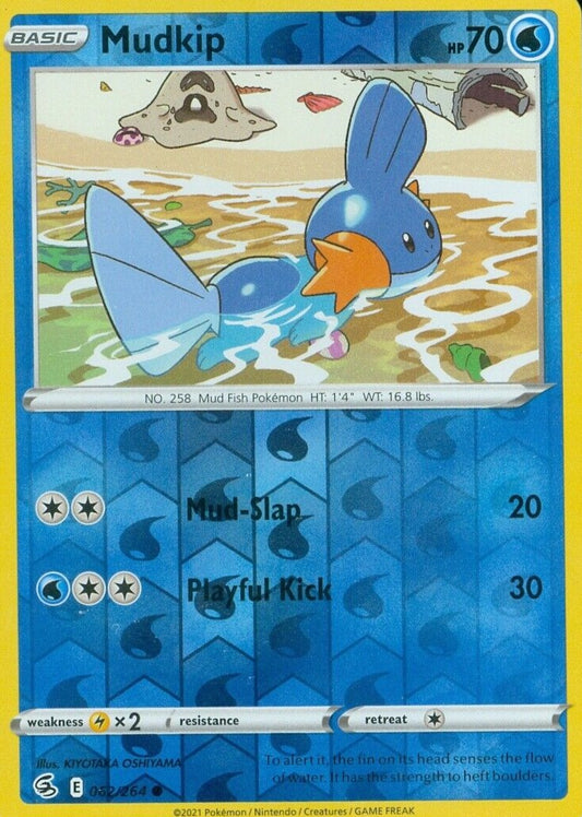 Mudkip - 062/264 - Common Reverse Holo - Fusion Strike