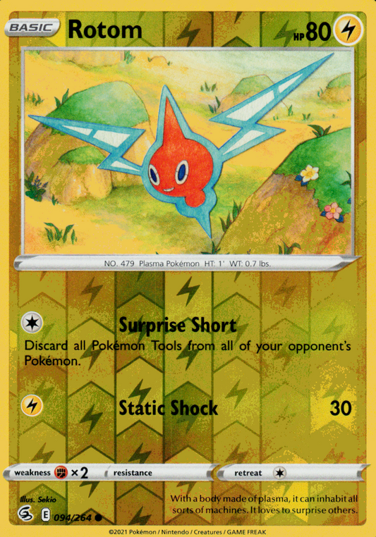 Rotom - 094/264 - Common Reverse Holo - Fusion Strike